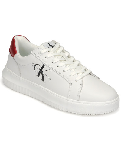 Baskets basses hommes Calvin Klein Jeans CHUNKY CUPSOLE MONOLOGO Blanc