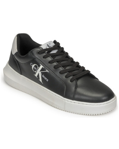 Baskets basses hommes Calvin Klein Jeans CHUNKY CUPSOLE MONOLOGO Noir