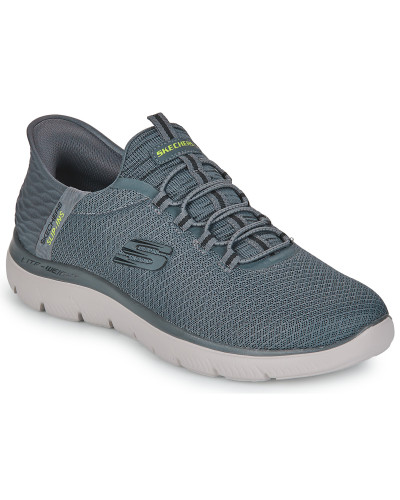 Baskets basses hommes Skechers SUMMITS SLIP-INS Gris