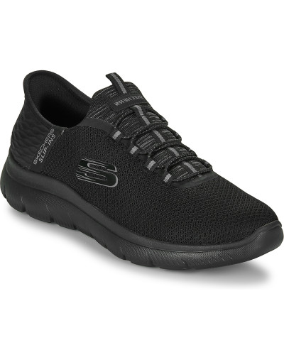 Baskets basses hommes Skechers SUMMITS SLIP-INS Noir