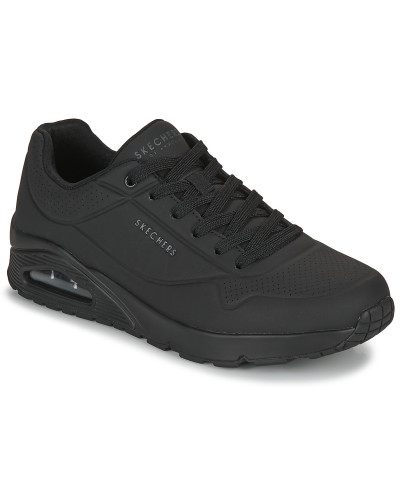 Baskets basses hommes Skechers UNO - STAND ON AIR Noir