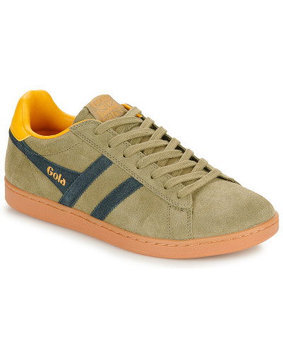 Baskets basses hommes Gola EQUIPE II SUEDE Kaki