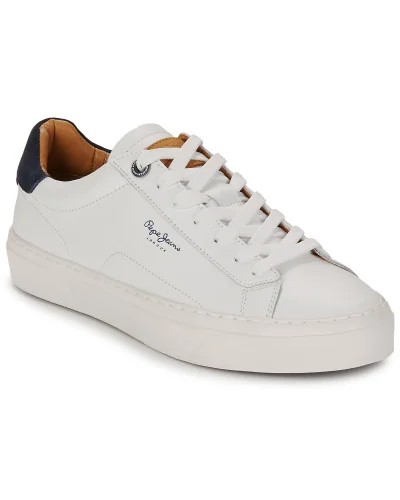 Baskets basses hommes Pepe jeans YOGI ORIGINAL Blanc