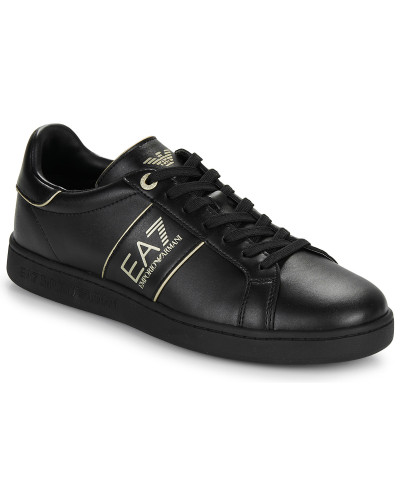 Baskets basses hommes Emporio Armani EA7 CLASSIC PERF Noir