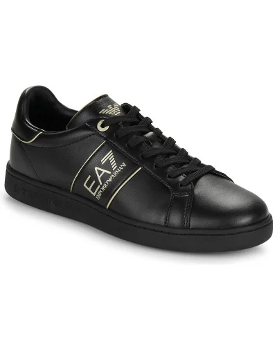 Baskets basses hommes Emporio Armani EA7 CLASSIC PERF Noir