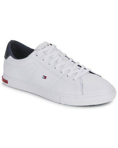 Baskets basses hommes Tommy Hilfiger ESSENTIAL LEATHER DETAIL VULC Blanc