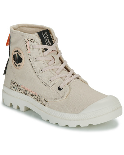Baskets montantes femmes Palladium PAMPA UNDERLAYER Beige