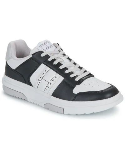 Baskets basses hommes Tommy Jeans THE BROOKLYN LEATHER Blanc