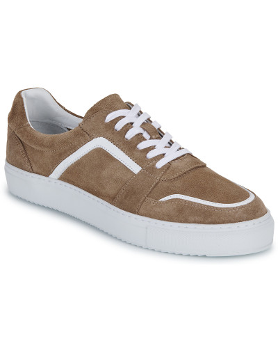 Baskets basses hommes Pellet SANDRY Marron