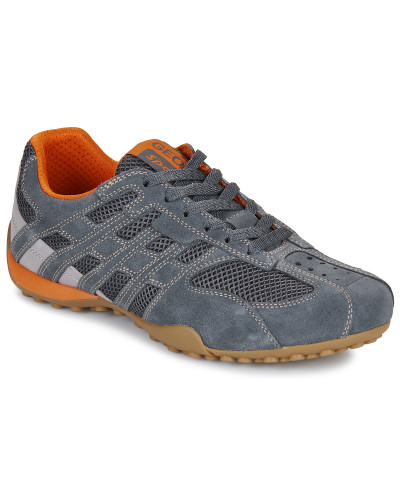 Baskets basses hommes Geox U SNAKE ORIGINAL Gris