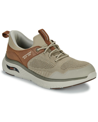 Baskets basses hommes Skechers SLIP-INS: ARCH FIT CROSSER - EMERIC Beige