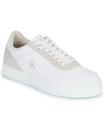 Baskets basses hommes Calvin Klein Jeans CLASSIC CUPSOLE MG CANVAS Blanc