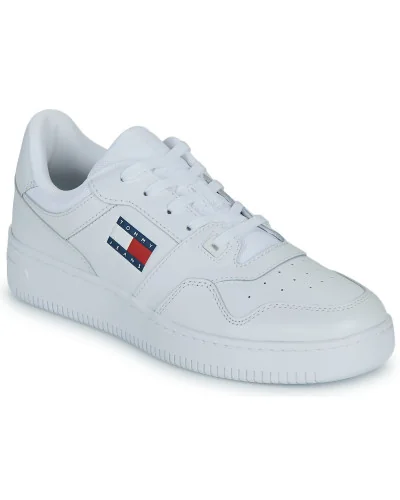 Baskets basses hommes Tommy Jeans TJM RETRO BASKET ESS Blanc