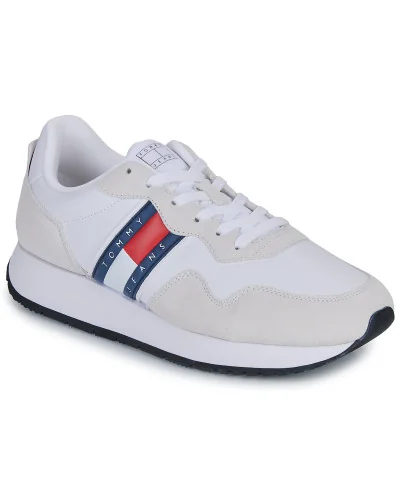 Baskets basses hommes Tommy Jeans (NEW) TJM MODERN RUNNER Blanc