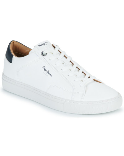 Baskets basses hommes Pepe jeans JOE BASIC Blanc