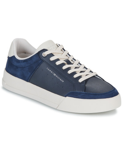 Baskets basses hommes Tommy Hilfiger TH COURT MIX LTH NUBUCK Bleu