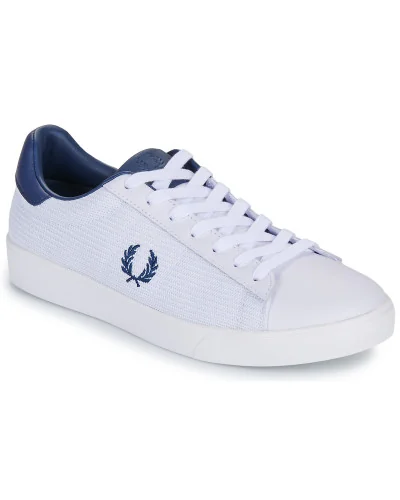 Baskets basses hommes Fred Perry SPENCER MESH / LEATHER Blanc
