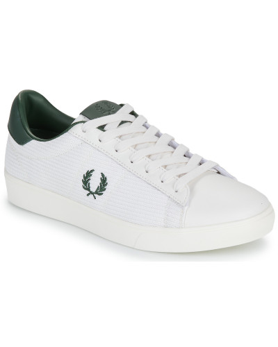 Baskets basses hommes Fred Perry SPENCER MESH / LEATHER Blanc