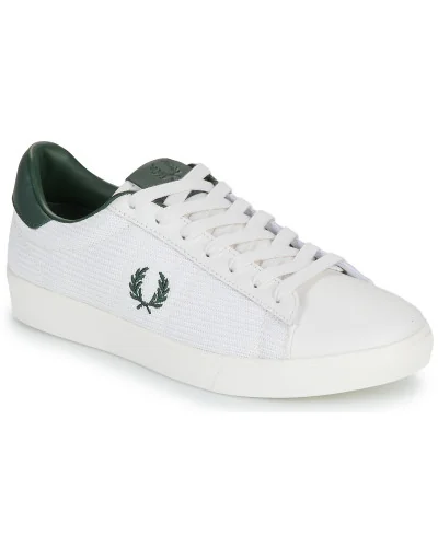 Baskets basses hommes Fred Perry SPENCER MESH / LEATHER Blanc