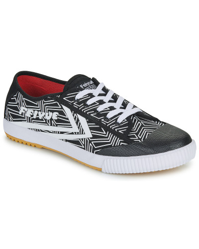 Baskets basses hommes Feiyue Fe Lo 1920 - Chevron Print Noir