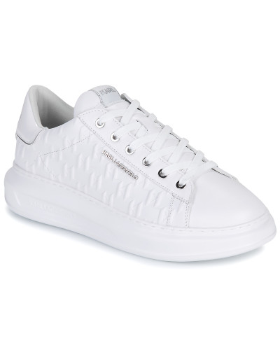 Baskets basses hommes Karl Lagerfeld KAPRI MENS Monogram Emboss Lo Blanc