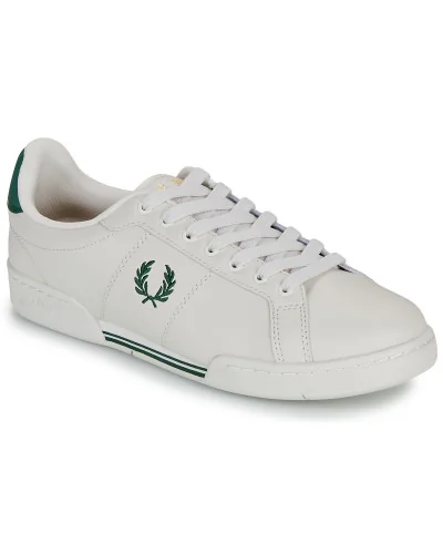 Baskets basses hommes Fred Perry B722 LEATHER Blanc