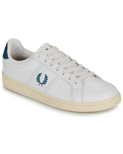 Baskets basses hommes Fred Perry B721 LEATHER Blanc