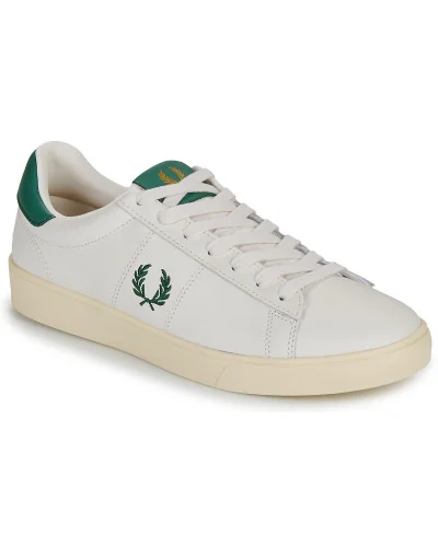 Baskets basses hommes Fred Perry SPENCER LEATHER Blanc