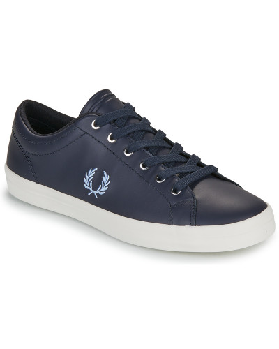 Baskets basses hommes Fred Perry BASELINE LEATHER Bleu