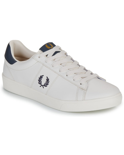 Baskets basses hommes Fred Perry SPENCER LEATHER Blanc