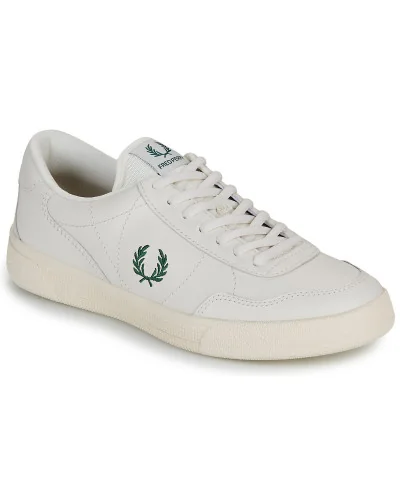 Baskets basses hommes Fred Perry B11 LEATHER Blanc