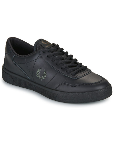 Baskets basses hommes Fred Perry B11 LEATHER Noir