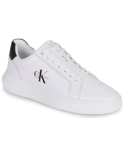 Baskets basses hommes Calvin Klein Jeans CHUNKY CUPSOLE MONO LTH Blanc