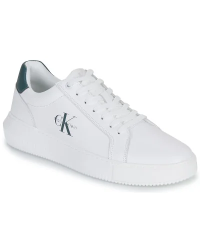 Baskets basses hommes Calvin Klein Jeans CHUNKY CUPSOLE MONO LTH Blanc