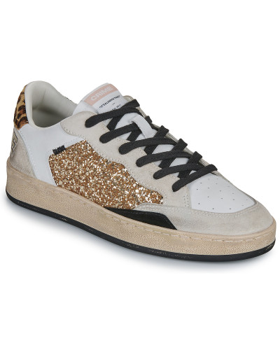 Baskets basses femmes Crime London CHELSEA Blanc