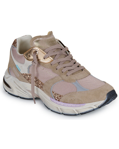 Baskets basses femmes Crime London FUGITIVE Beige