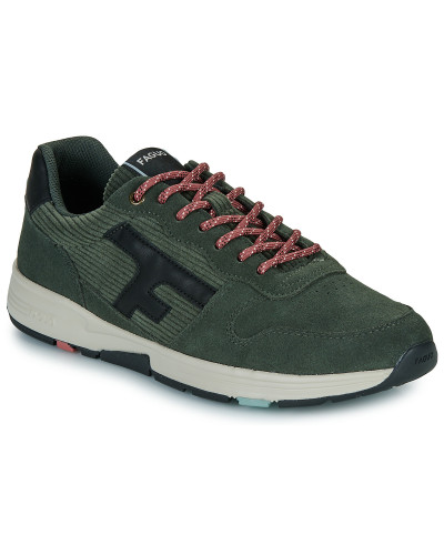 Baskets basses hommes Faguo OLIVE RUNNING Kaki