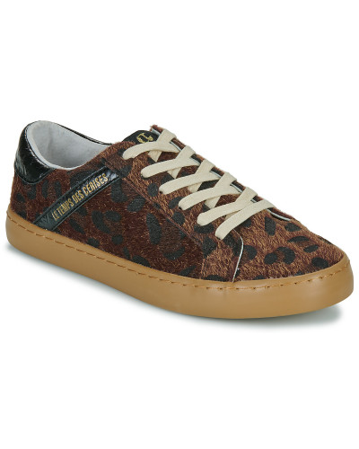 Baskets basses femmes Le Temps des Cerises LTC CITY Marron