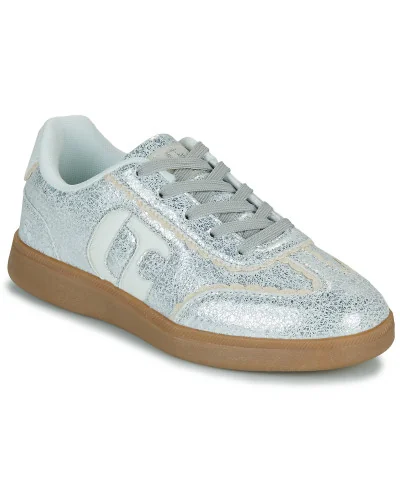 Baskets basses femmes Le Temps des Cerises LTC LILOU Argenté