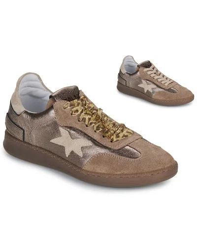 Baskets basses femmes Meline MELISTAR Doré