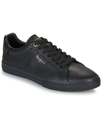 Baskets basses hommes Pepe jeans KENTON RISE M Noir