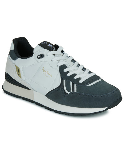 Baskets basses hommes Pepe jeans BRIT HALF M Noir