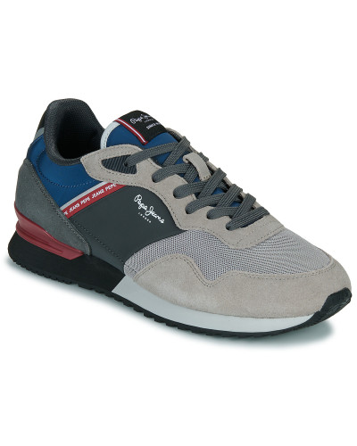 Baskets basses hommes Pepe jeans LONDON BRICK M Gris