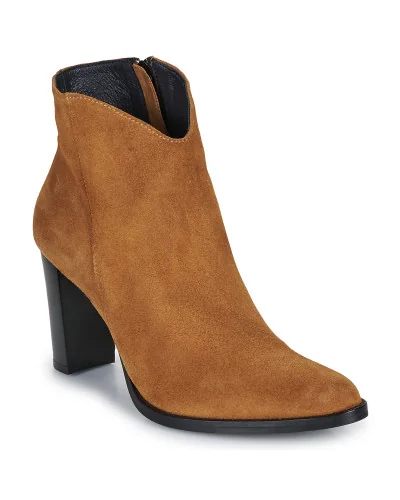 Bottines femmes Myma PELOUR Marron