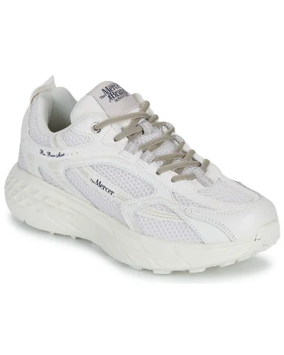 Baskets basses femmes Mercer Amsterdam THE RE RUN MAX SUEDE Blanc