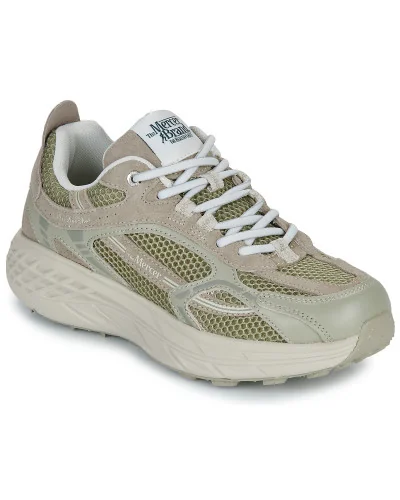 Baskets basses femmes Mercer Amsterdam THE RE RUN MAX SUEDE Beige