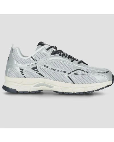 Baskets basses femmes Mercer Amsterdam The Re-Run Speed Argenté