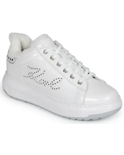 Baskets basses femmes Karl Lagerfeld KAPRI LUG Signia Studs Lo Lace Blanc