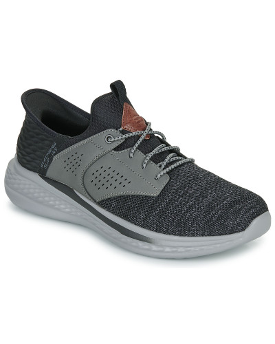 Baskets basses hommes Skechers SLADE SLIP-INS Gris