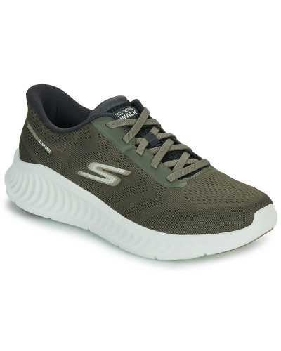Baskets basses hommes Skechers GO WALK NOW Kaki